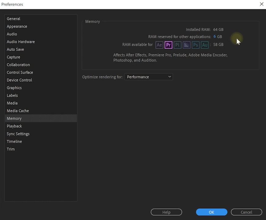 editing in adobe premiere with 8gb ram